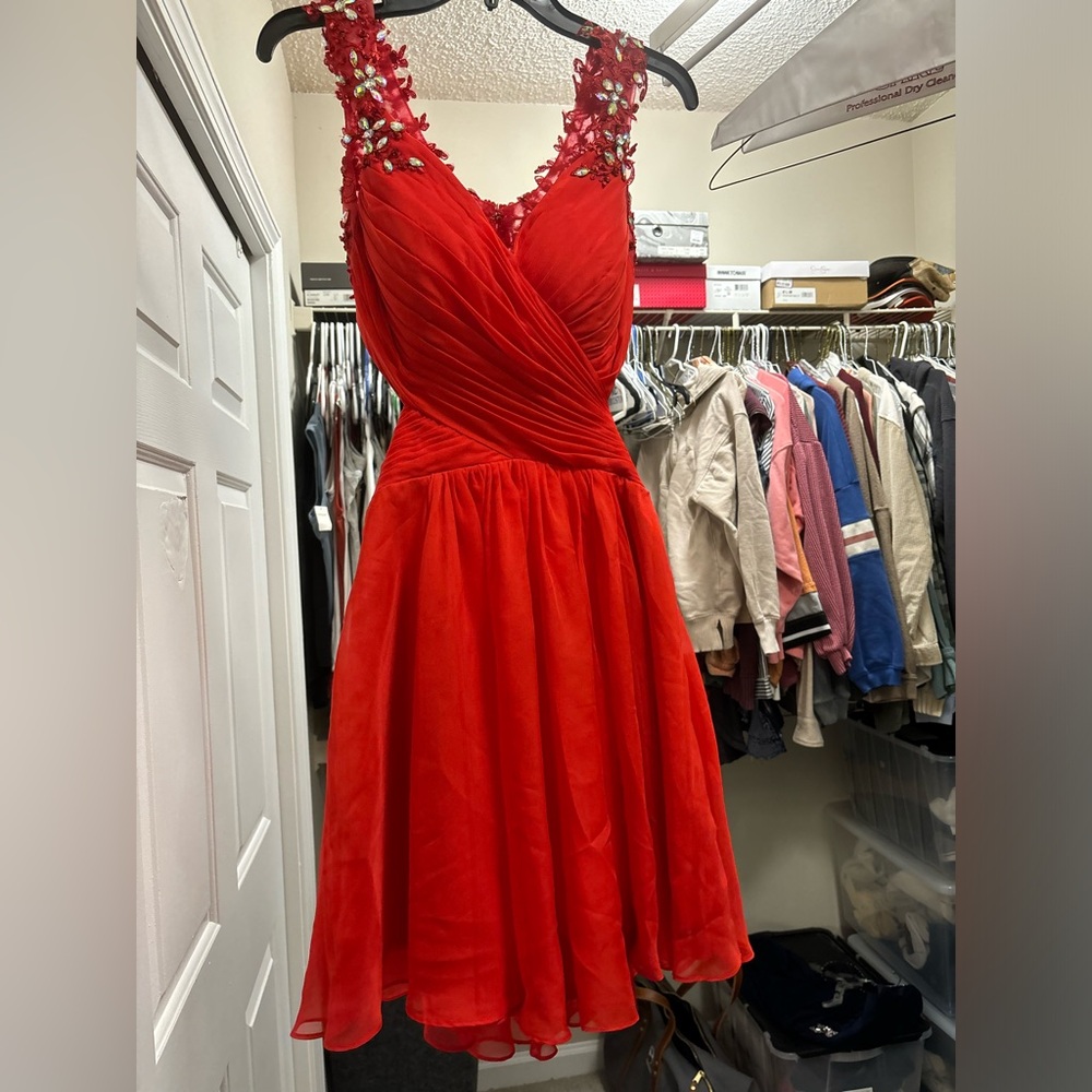 Red Homecoming dress